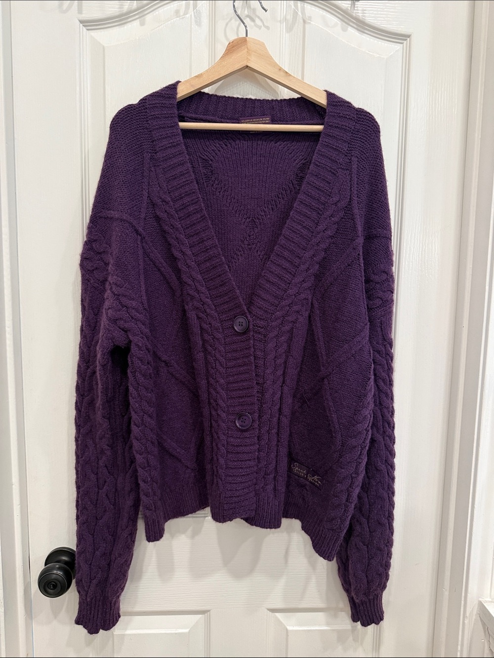 Taylor’s Version speak now purple cardigan